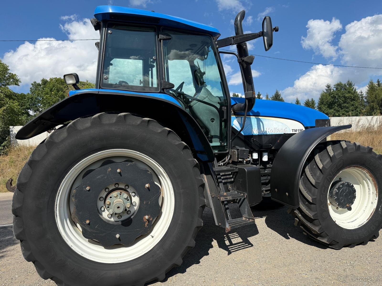 Ciągnik rolniczy New Holland TM 190 rok 2006 cena 78000 zł n - 6