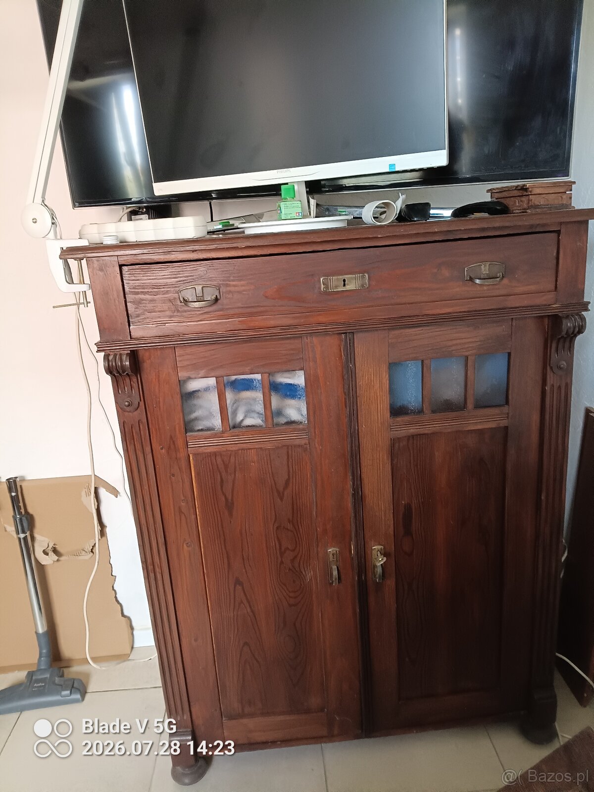 Orginalna szafa retro lite drewno - 6