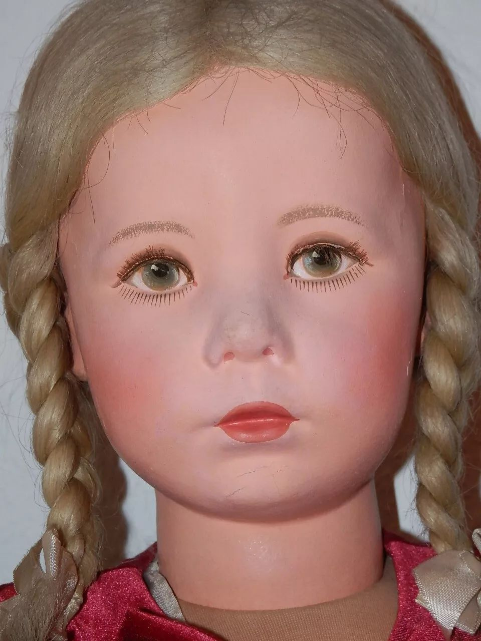 Antyczny manekin dziewczynki Käthe Kruse, muzealnej jakości, - 6