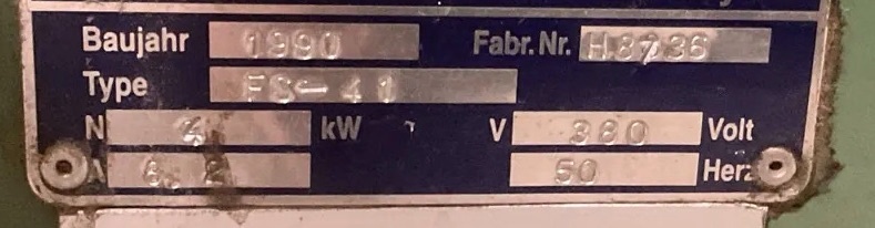 Wyrówniarko-grubościówka SCM FS-41 - 6