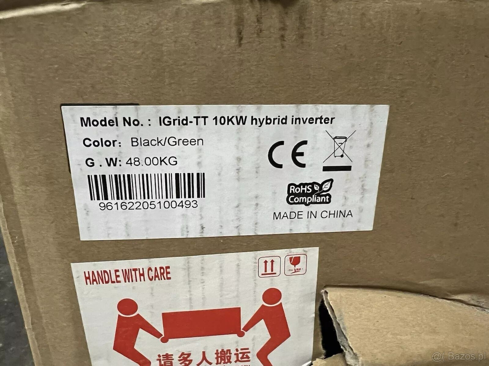 Falownik hybrydowy EASUN 10 kW 48 V, zasilanie solarne poza - 6