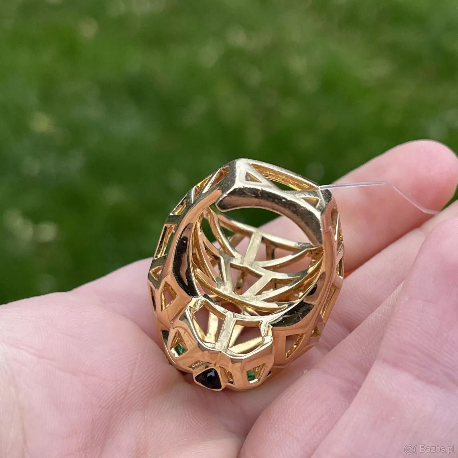 Pierścionek Cartier Panther Tsavorite z zielonym granatem 18 - 6