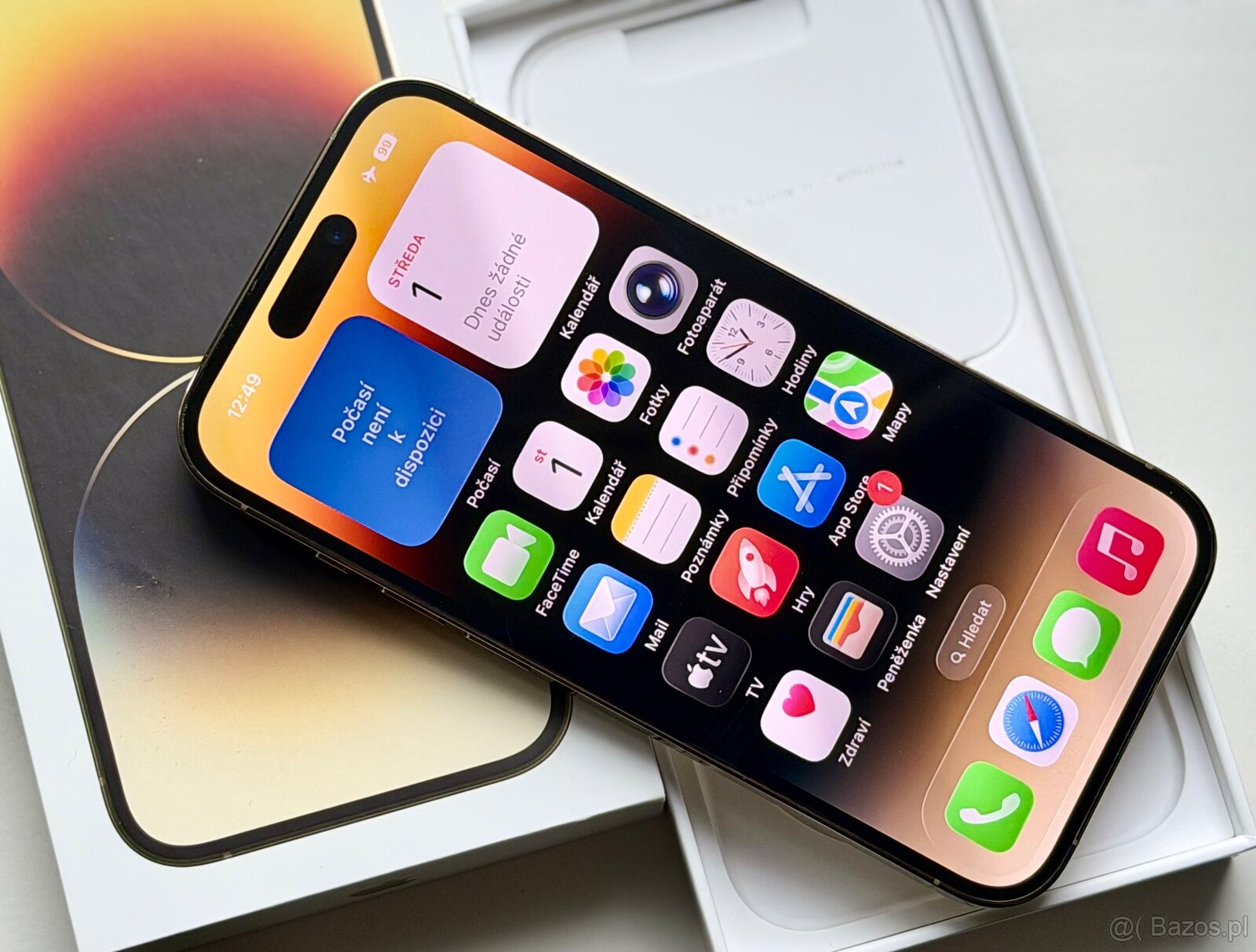 iPhone 14 Pro Gold BATERIA 100% TOP - 6