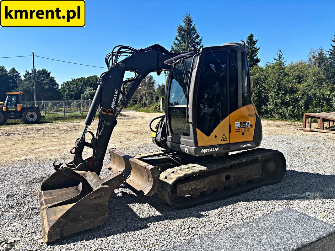 Mecalac 8 MCR MINI-KOPARKA 2018R | MECALAC 6 MCR, JCB 8065 8 - 6