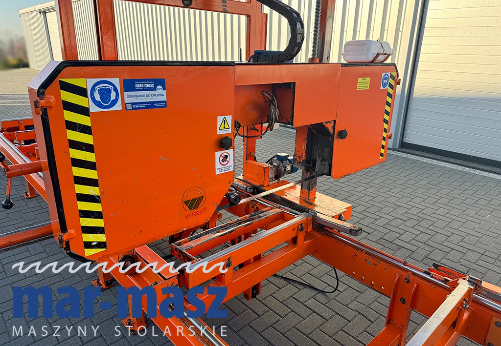 Trak pilarka taśmowa pozioma WIREX typ CZ-1/ZM do kłód - 6