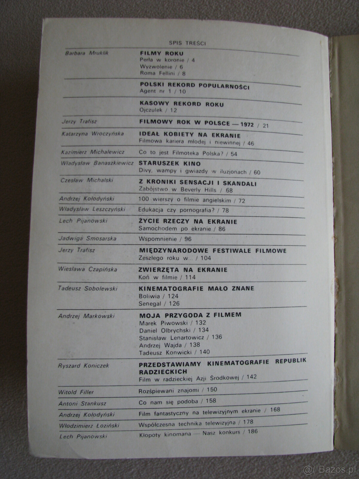 Magazyn filmowo-telewizyjny 1974r. - 6