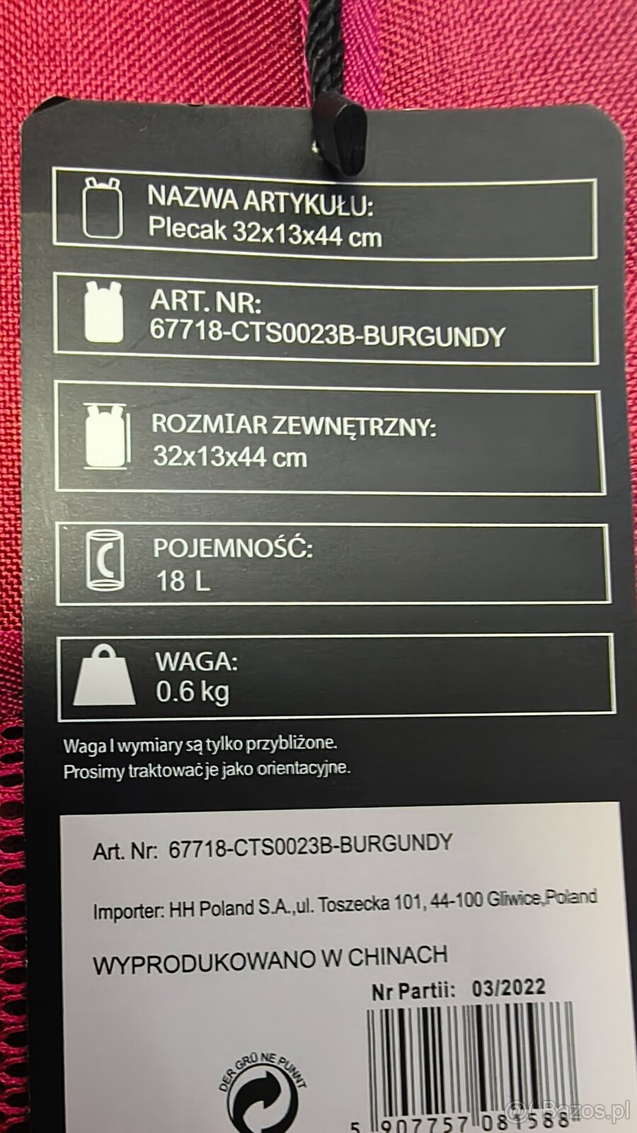 Plecak młodzieżowy z kieszenią na laptopa - 6