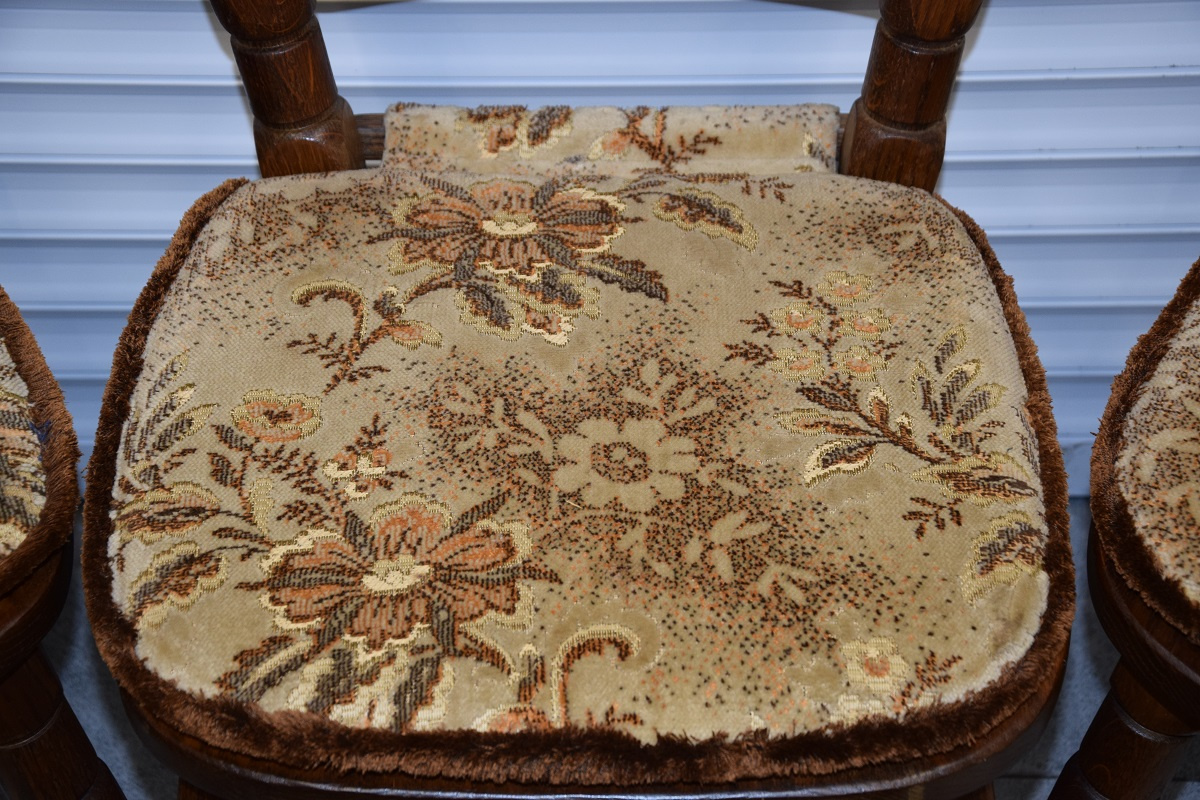 krzesła dębowe 6 sztuk - jak nowe - 6