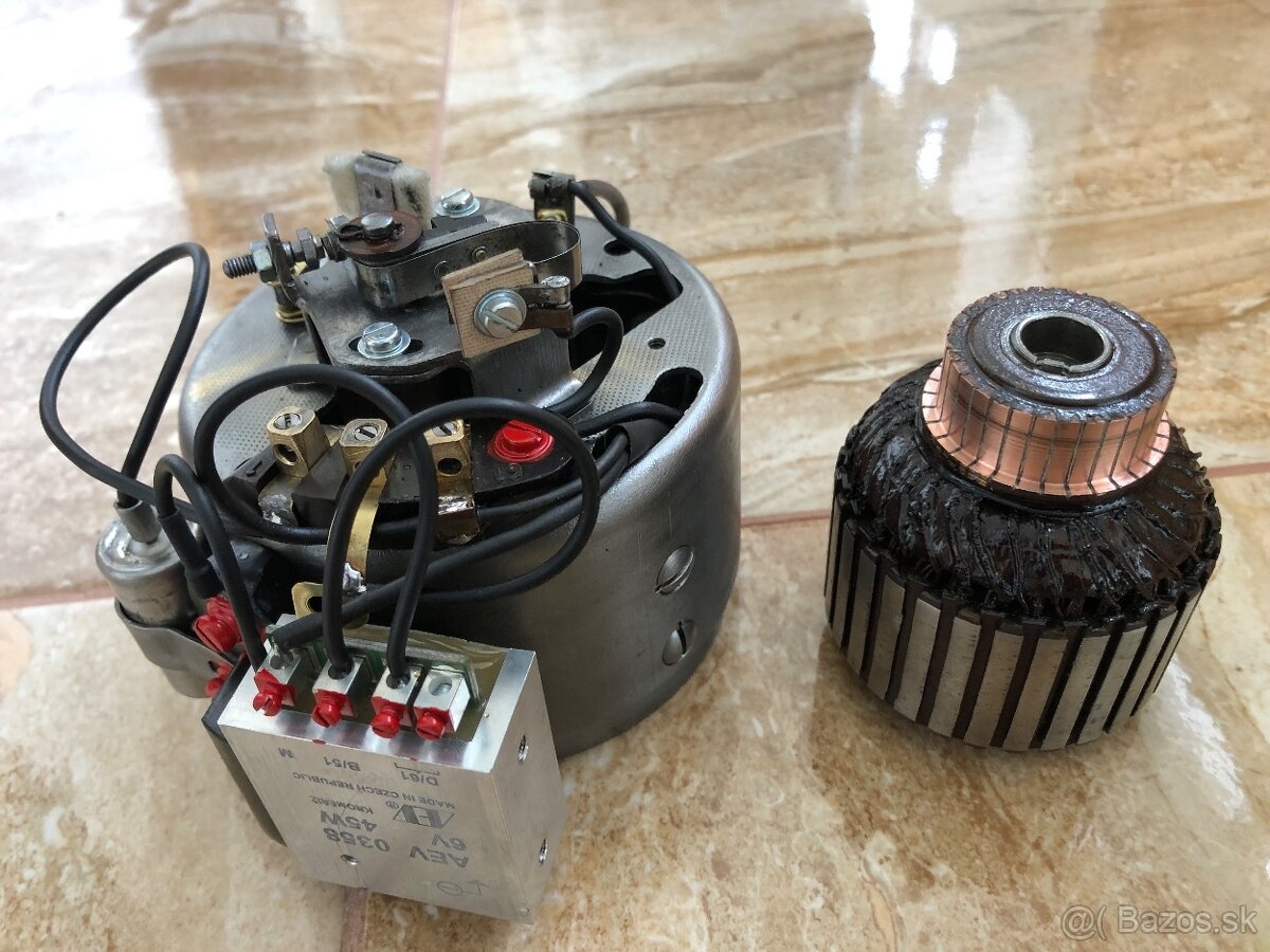 Jawa 250 / 11 Pérák – prądnica po regeneracji - 6