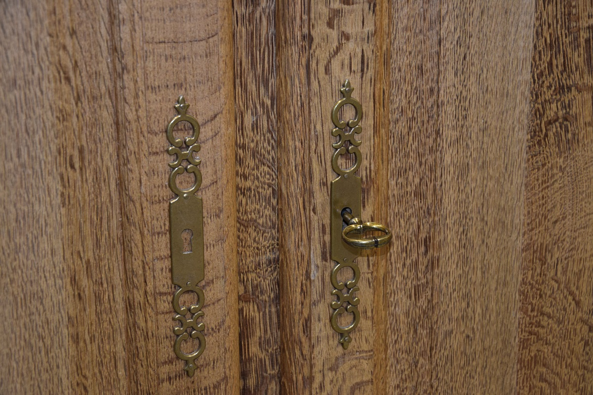 komoda z drewna dębowego - super stan - 6