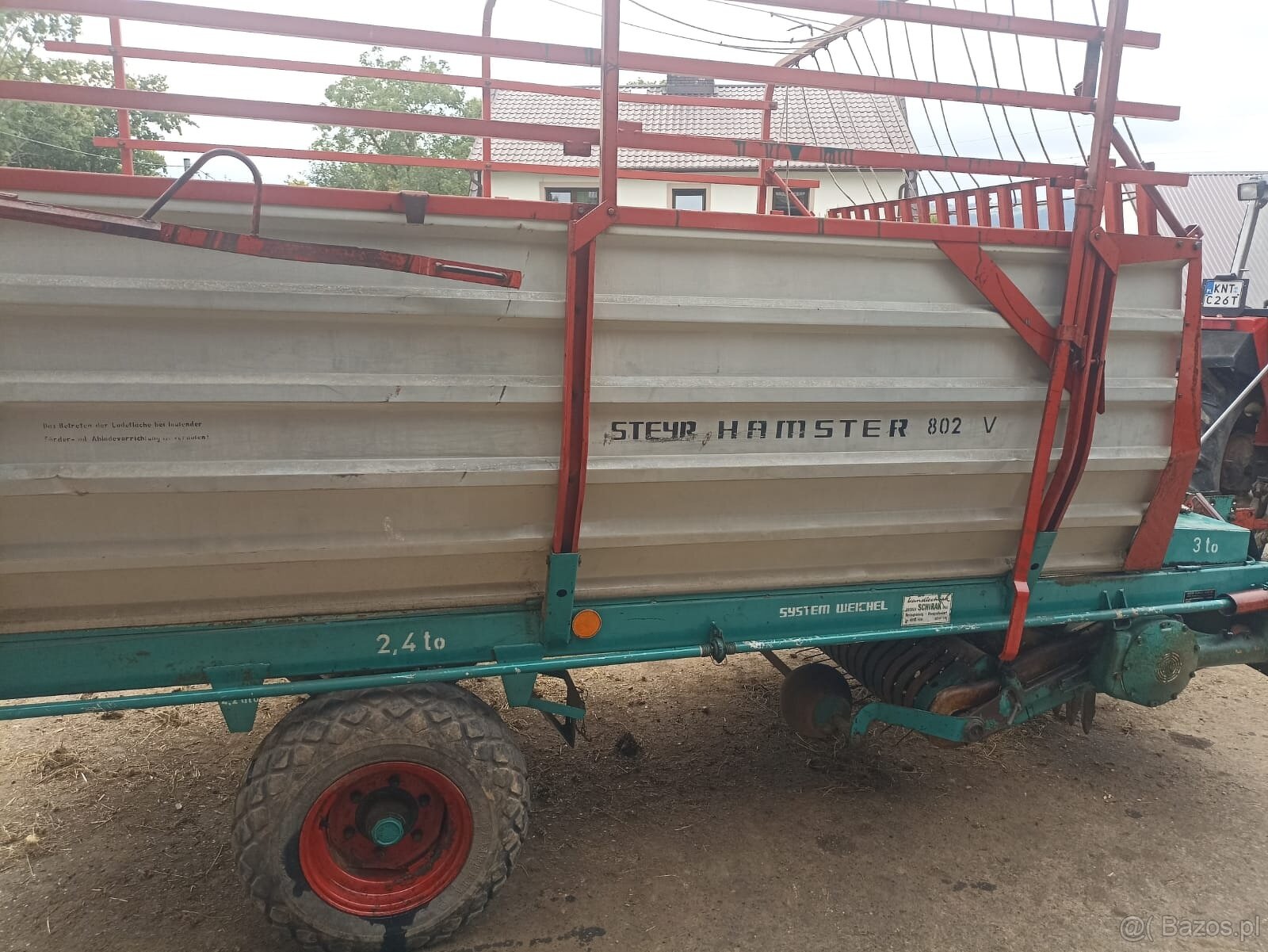 Przyczepa samozbierająca Steyr Hamster 802 V - 6