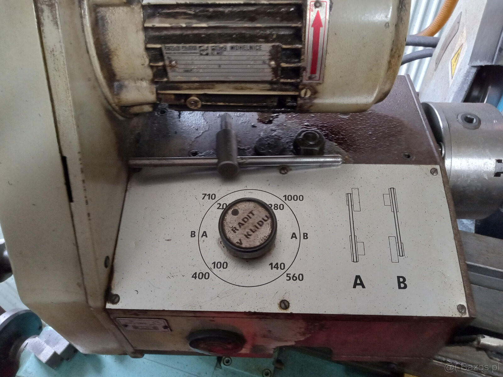 Szlifierka kłowa TOS, typ BU 16 - 6