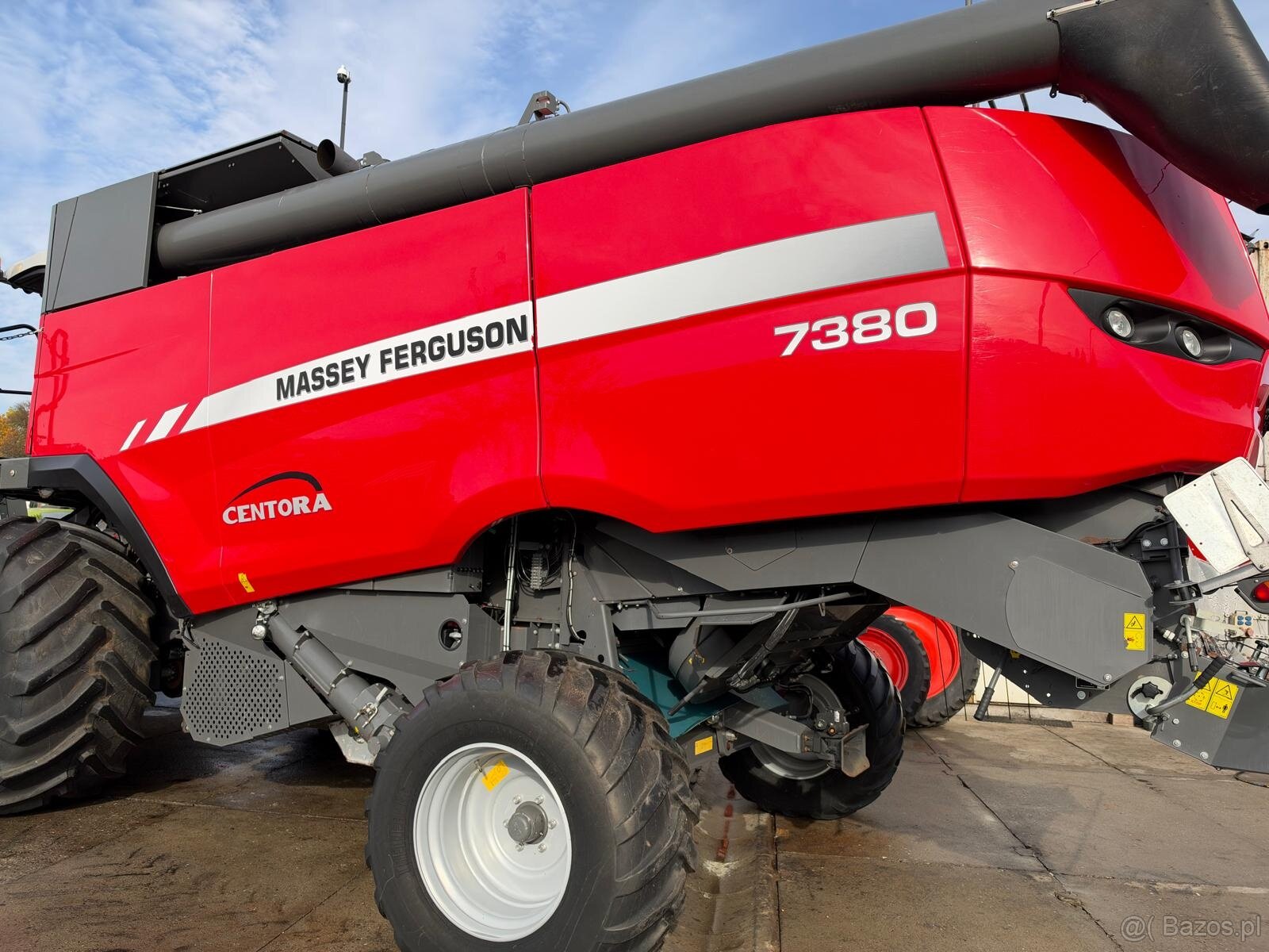 Kombajn Zbozowy Massey Ferguson 7380 Centora + Heder do kuk - 6