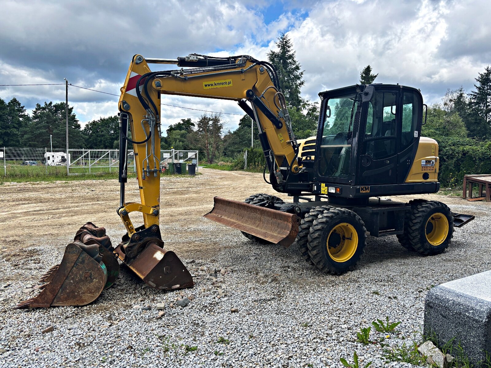 Yanmar B95W KOPARKA KOŁOWA 2020R. MTH: 2614 | KOMATSU PW 98 - 6