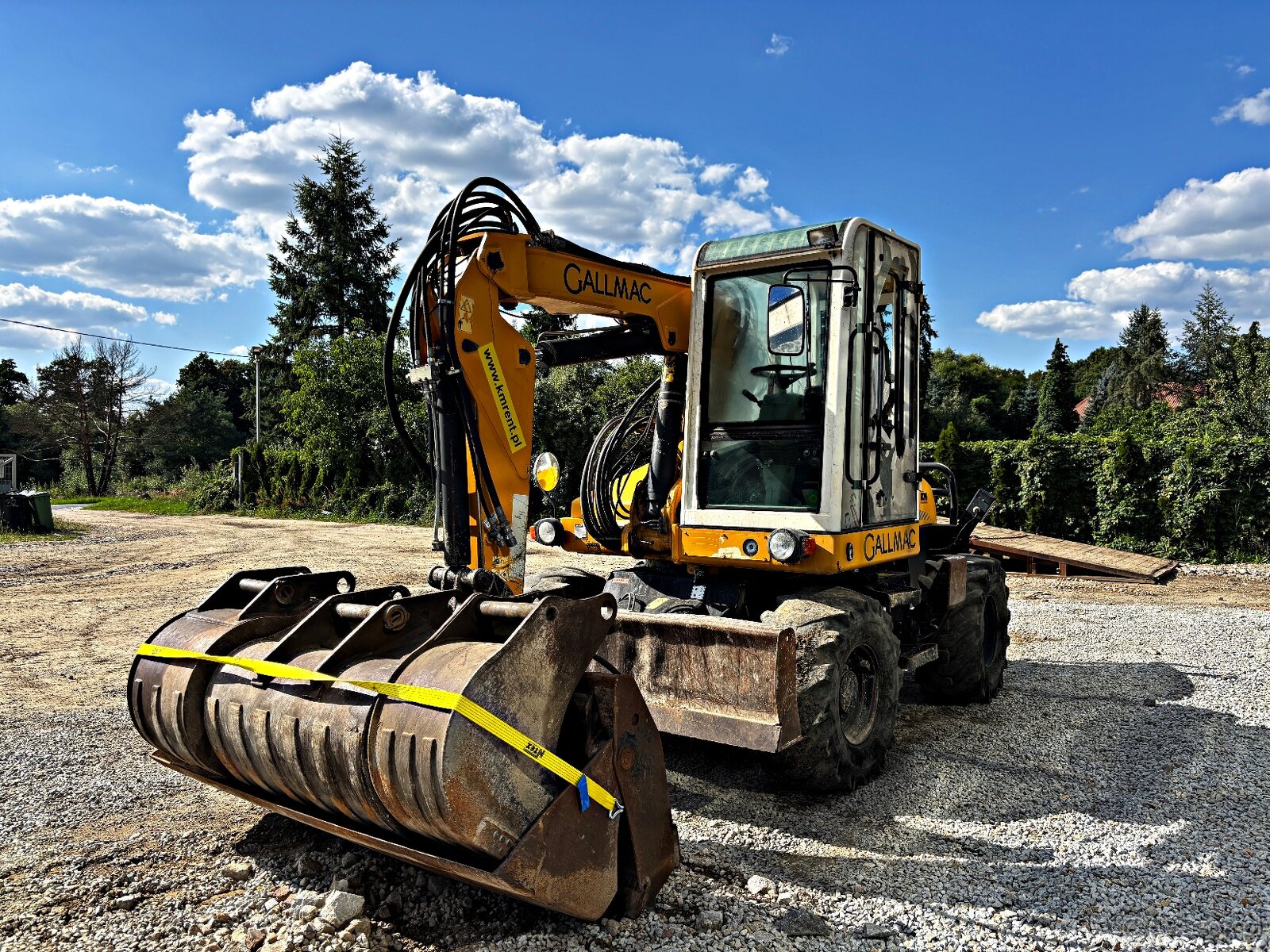GALLMAC WMW 100LT KOPARKA KOŁOWA 2012R | KOMATSU PW 98, 110, - 6