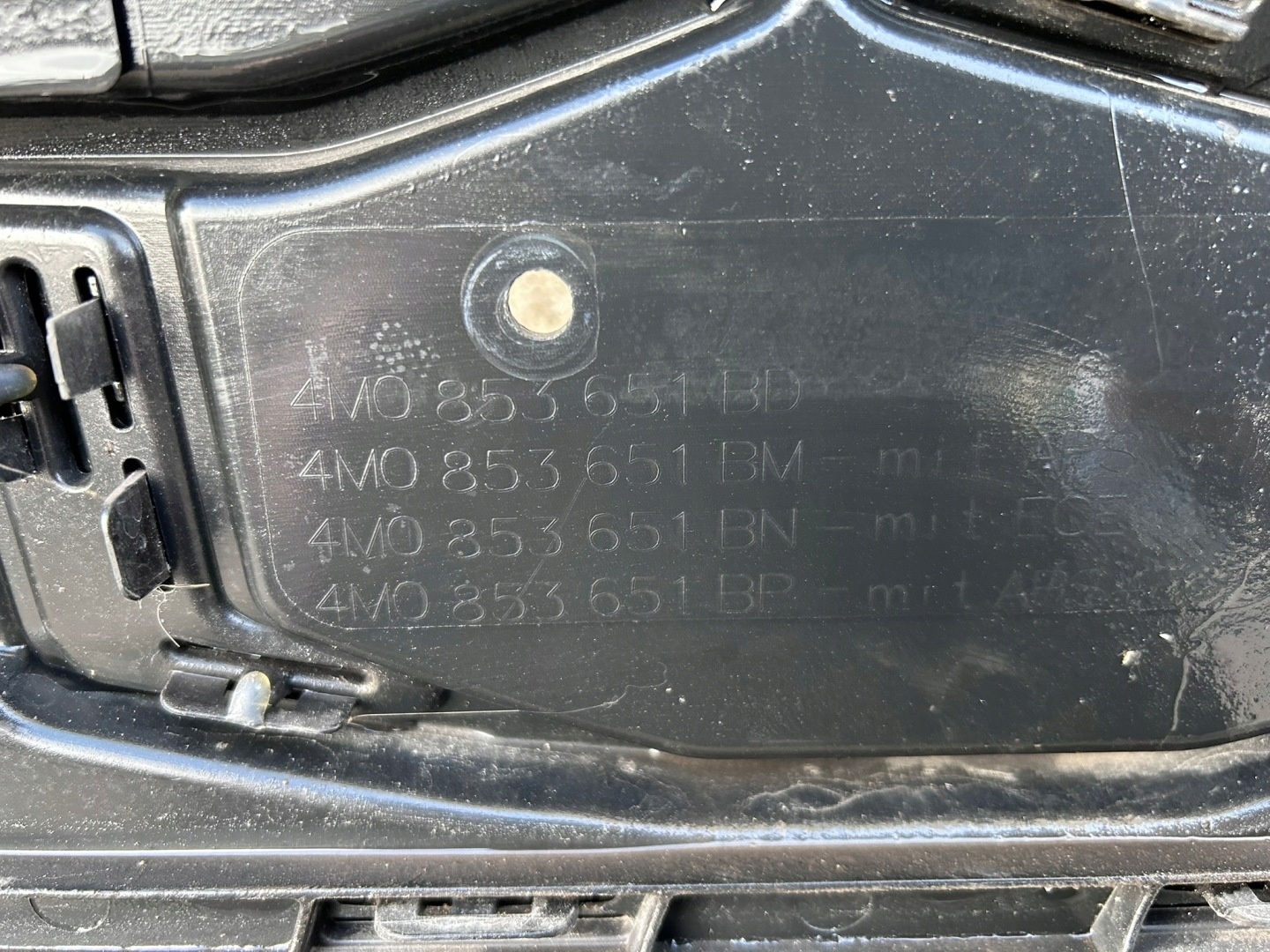Zderzak przód Audi Q7 4MO lift S-line 4M0807095G - 6