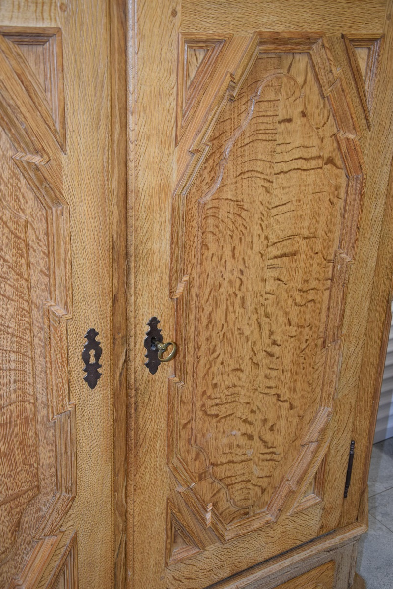 bieliźniarka z drewna dębowego - jak nowa - 6