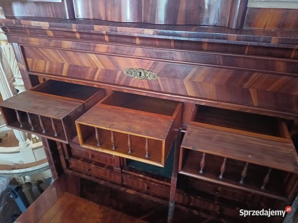 Oryginalna sekretera Biedermeier - 6