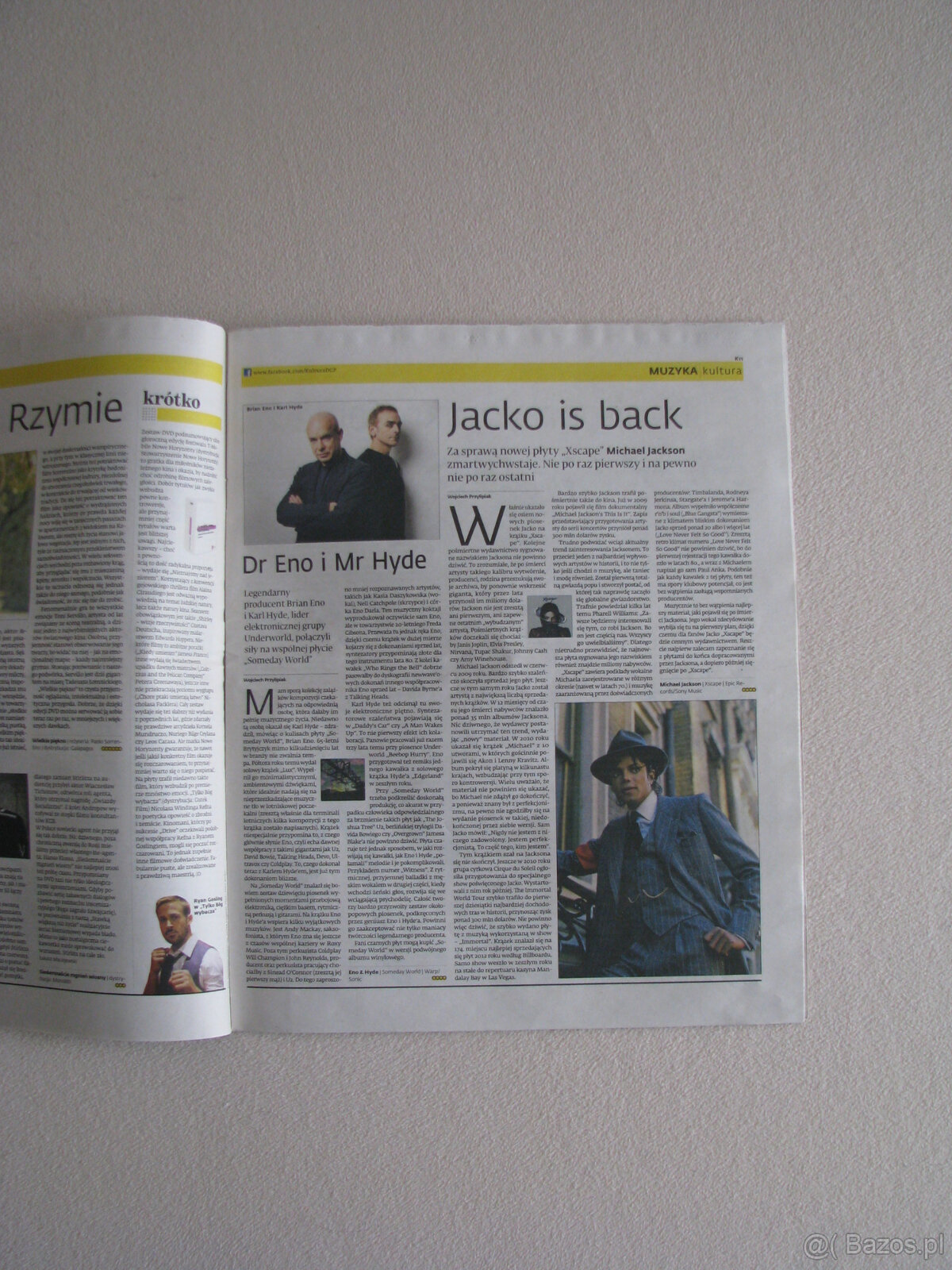 Kultura – Program TV Dziennik Gazeta Prawna z lat 2010 – 201 - 6