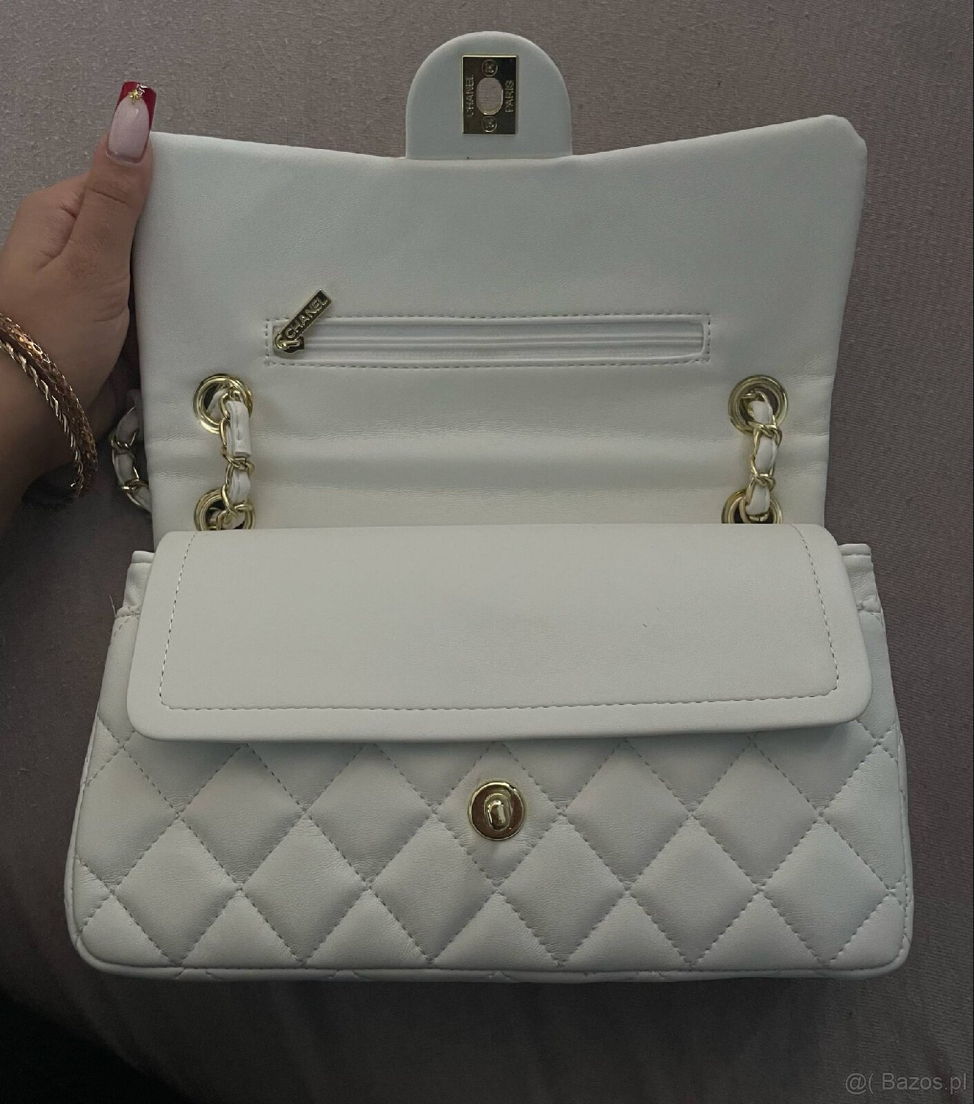 Torebka damska Chanel, na łańcuszku - 6