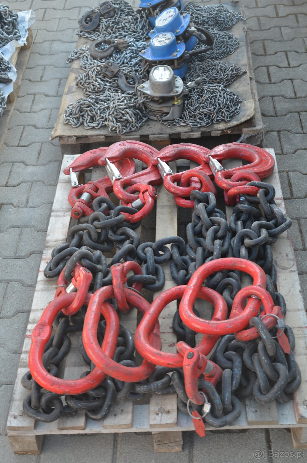 Zawiesie łańcuchowe 15 t – długość 2,25 m (4 szt.) - 6