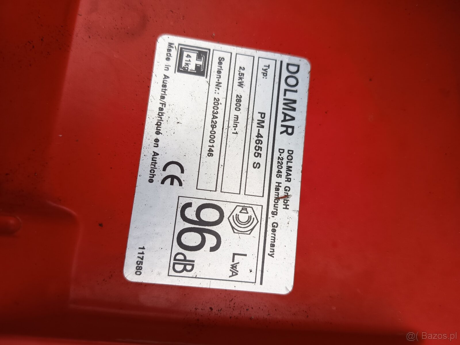 Dolmar Makita kosiarka z napędem i koszem - 6