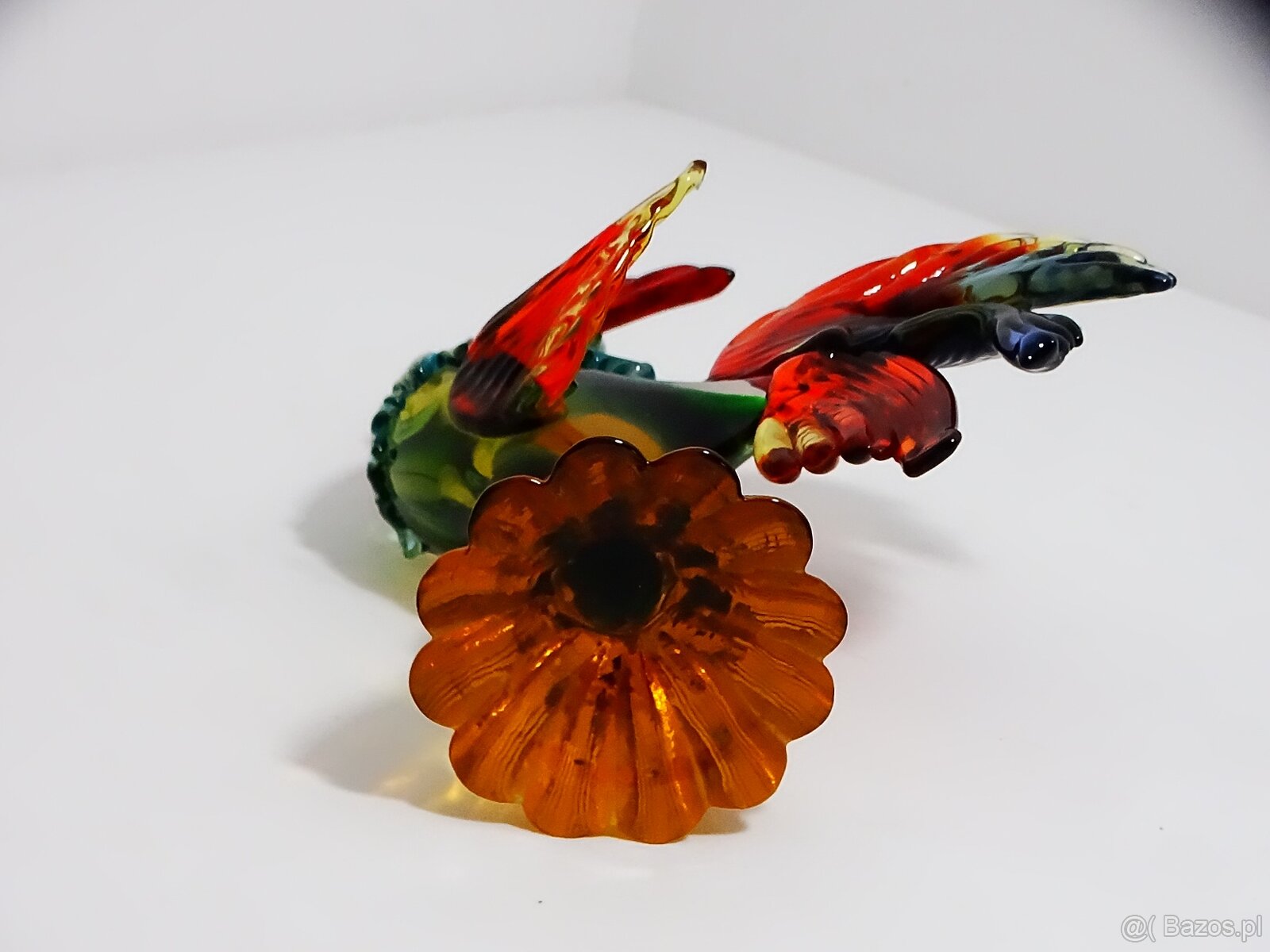 Figurka ze szkła Murano przedstawiająca koguta w dynamicznej - 6