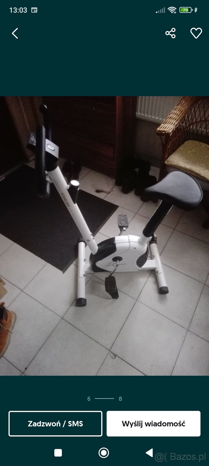 Sprzęt do ćwiczeń wioślarz magnetyczny - 6