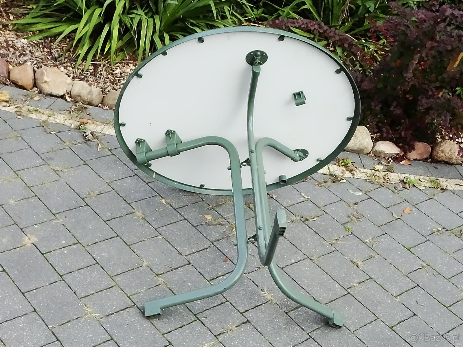 Stolik składany o średnicy 84 cm i wysokości 71 cm - 6