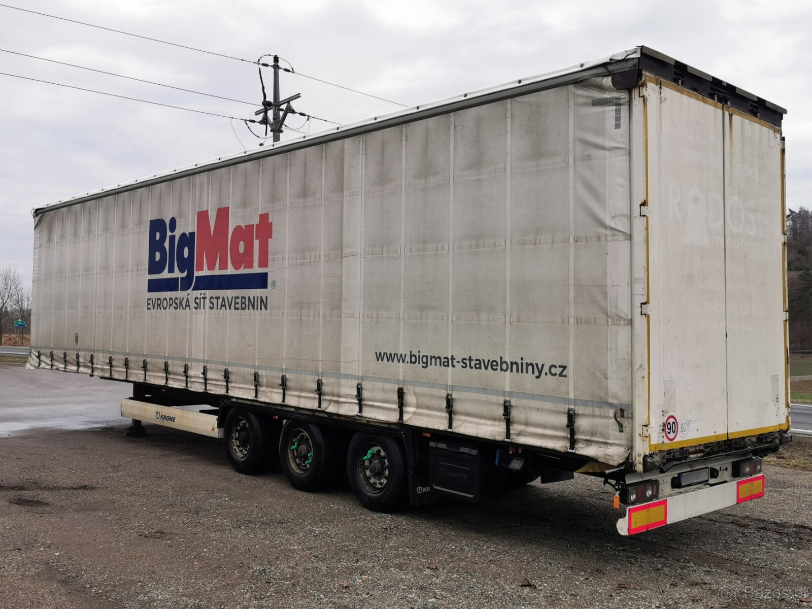 Sprzedaję naczepę platformową KRONE SD - 6