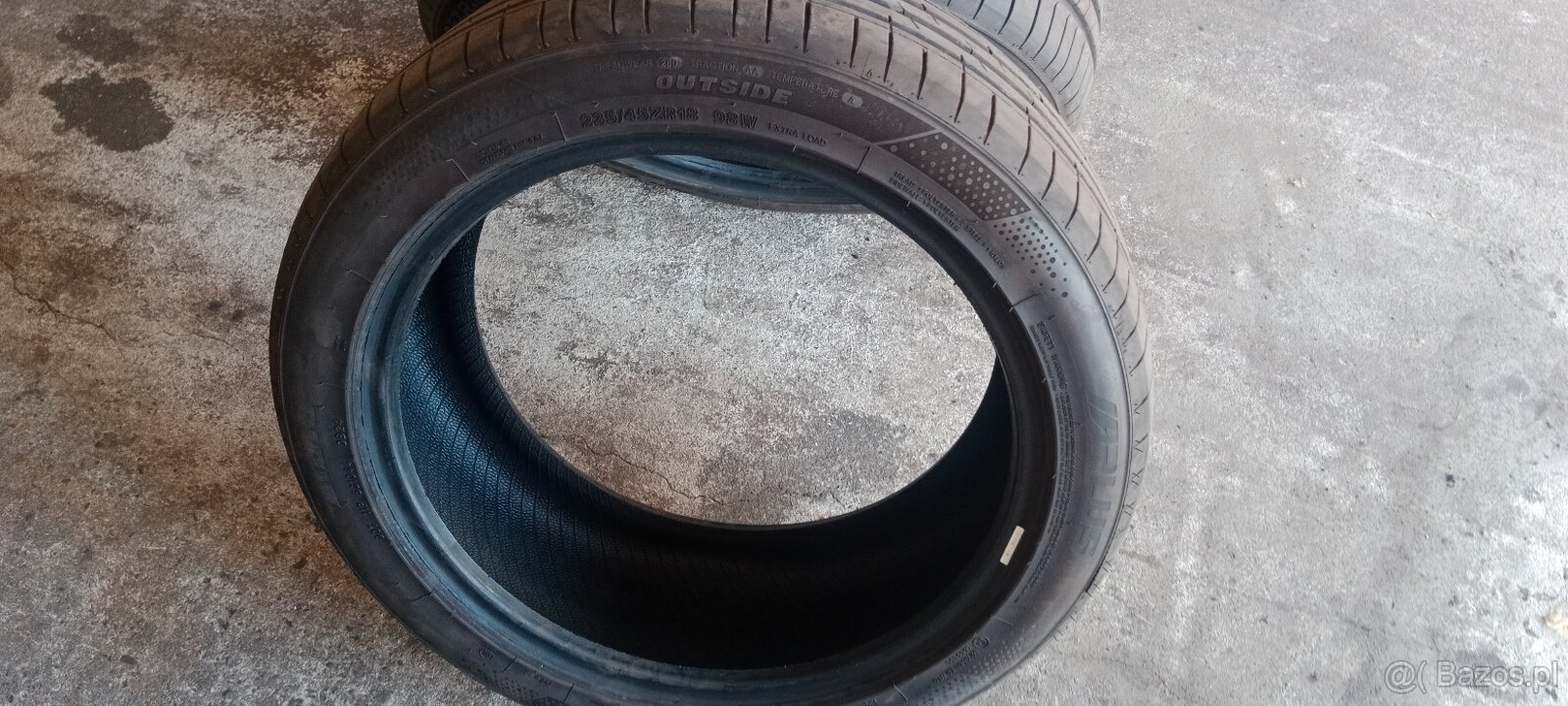 Używane opony Aplus 235/45/18 2 szt. sprzedam - 6