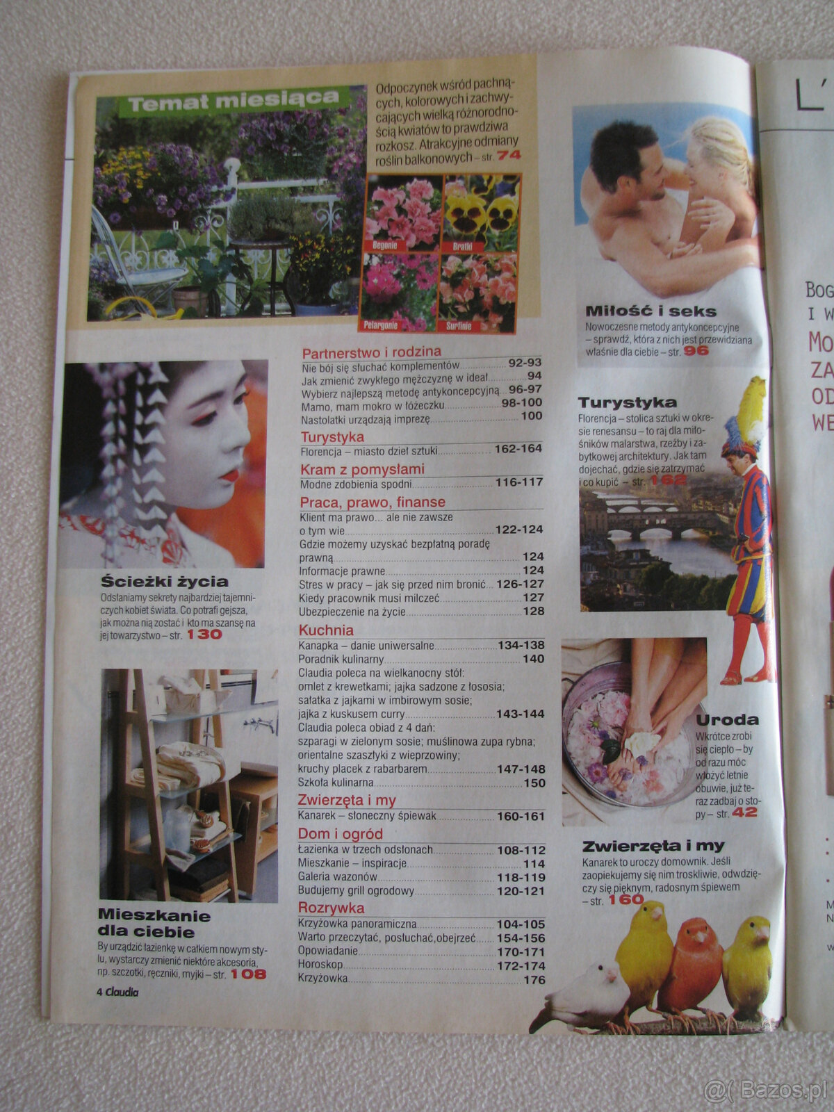 Magazyn Claudia – miesięcznik z lat 1997 - 2013 - 6