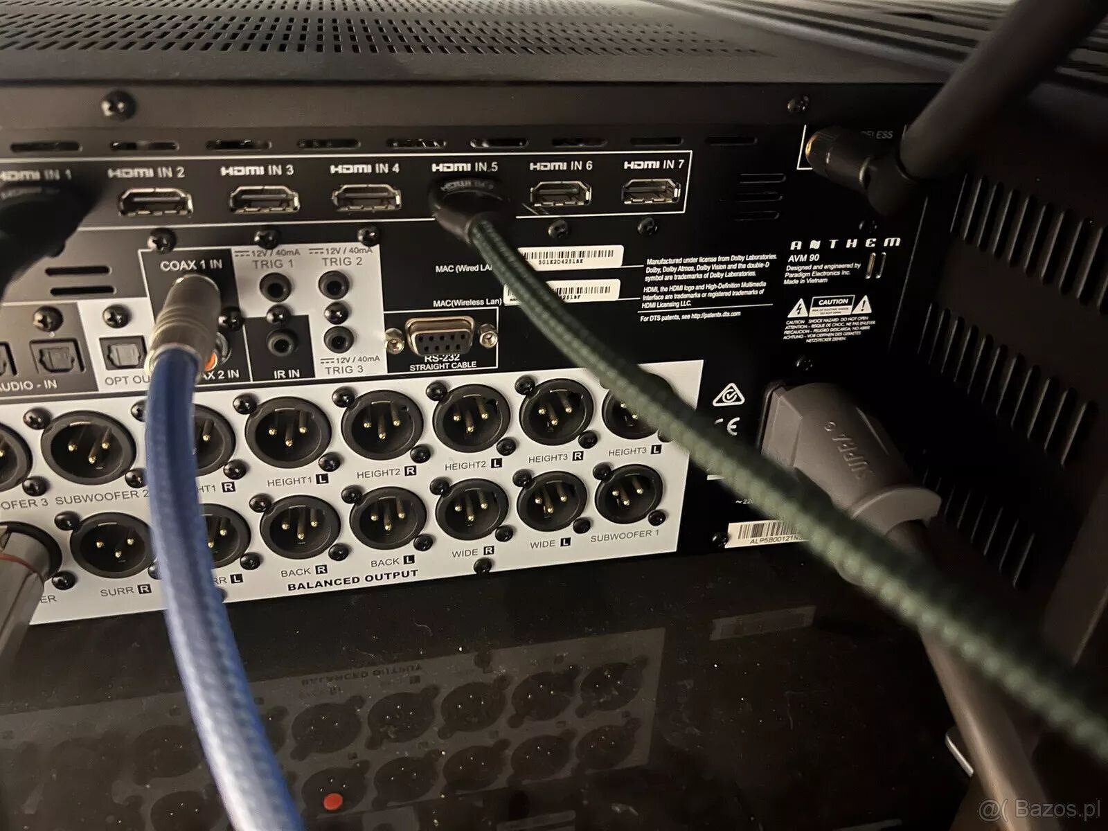 Anthem AVM 90 Wysokiej klasy przedwzmacniacz AV w komplecie. - 6