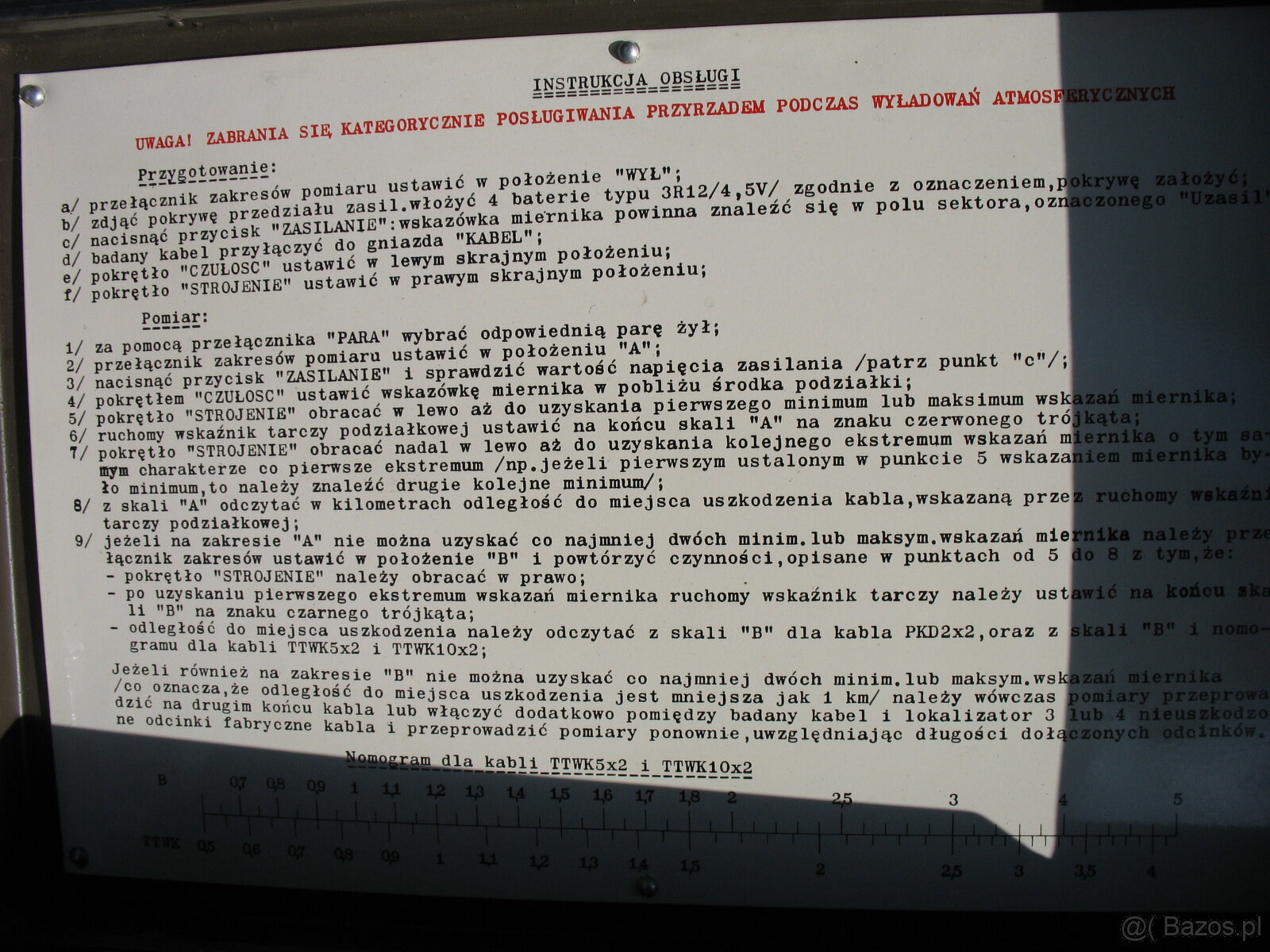 Lokalizator Uszkodzeń w Kablach PKD 2x2 - 6