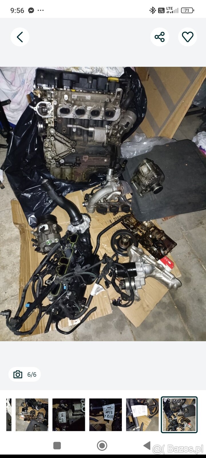 Silnik 1.4 turbo net Opel Meriva uszkodzony - 6