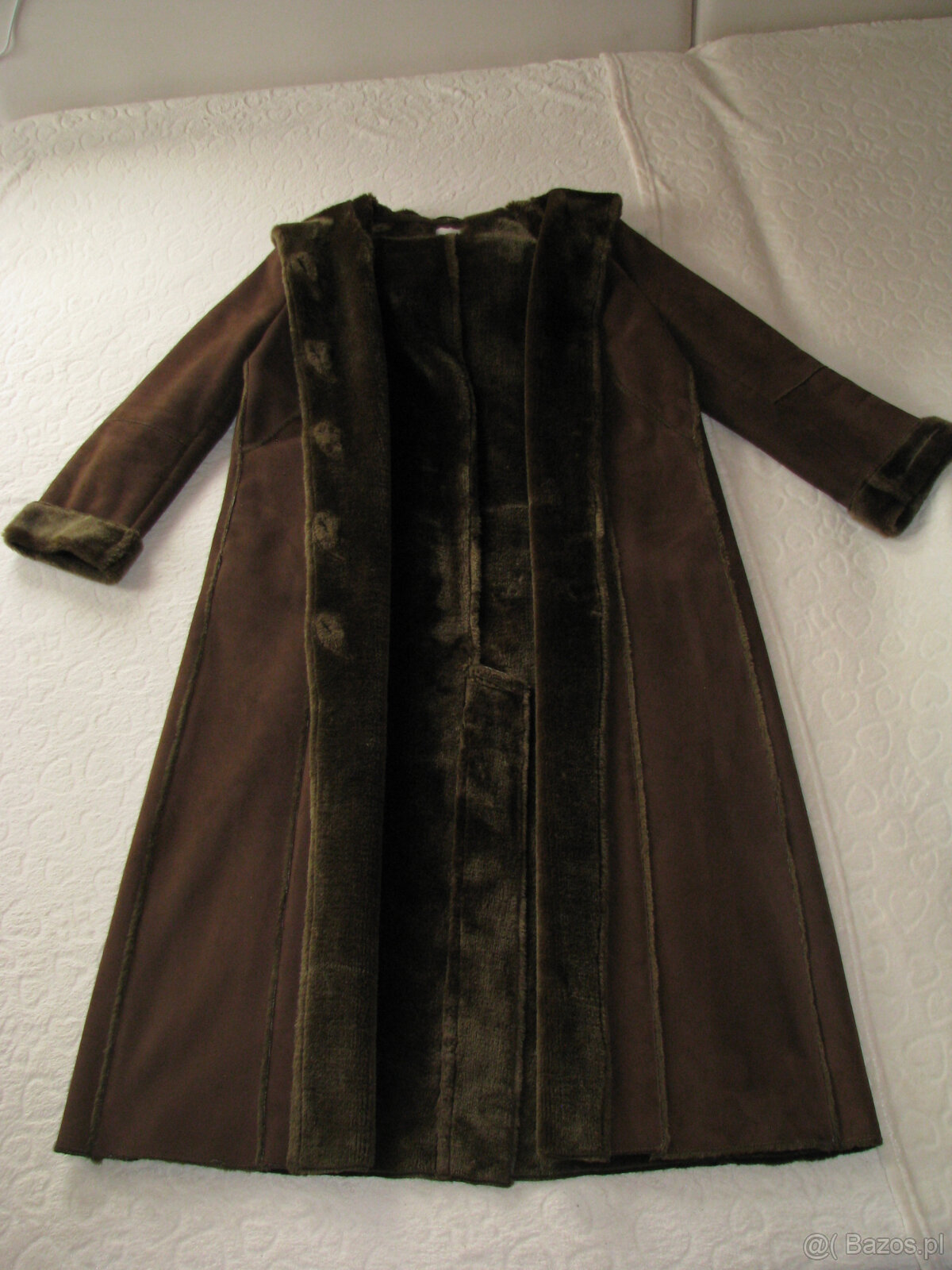 Elegancki kożuszek damski z kapturem, rozm. XXL - 6