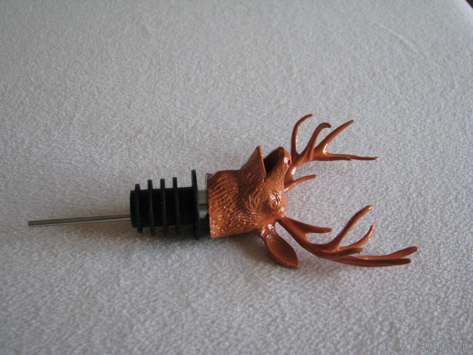 Dekoracyjny dozownik, aerator, nalewak do butelek – jeleń - 6