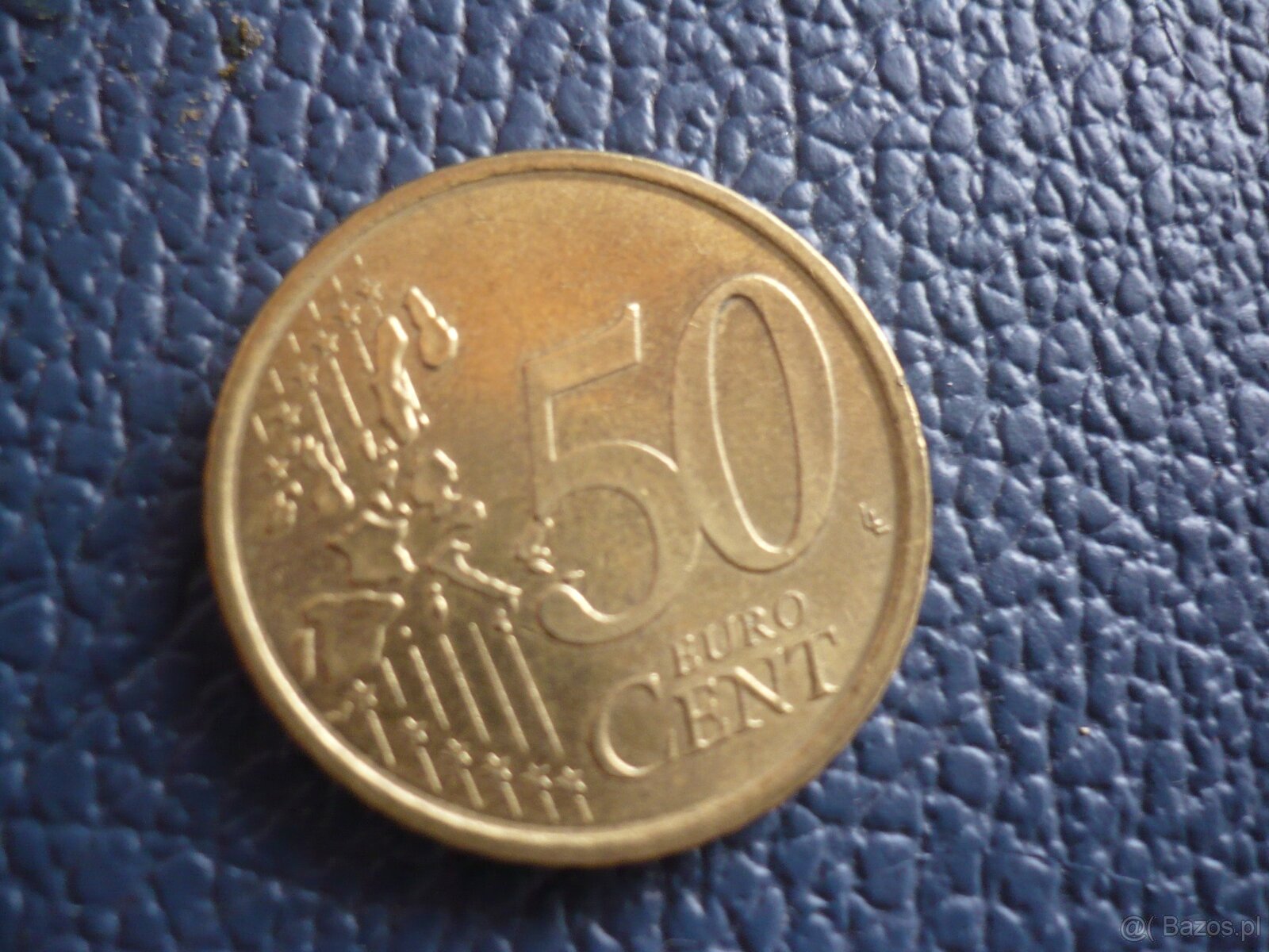 Moneta 50 Eurocent. Miguel Cervantes z 1999 roku. Stan BDB. - 6