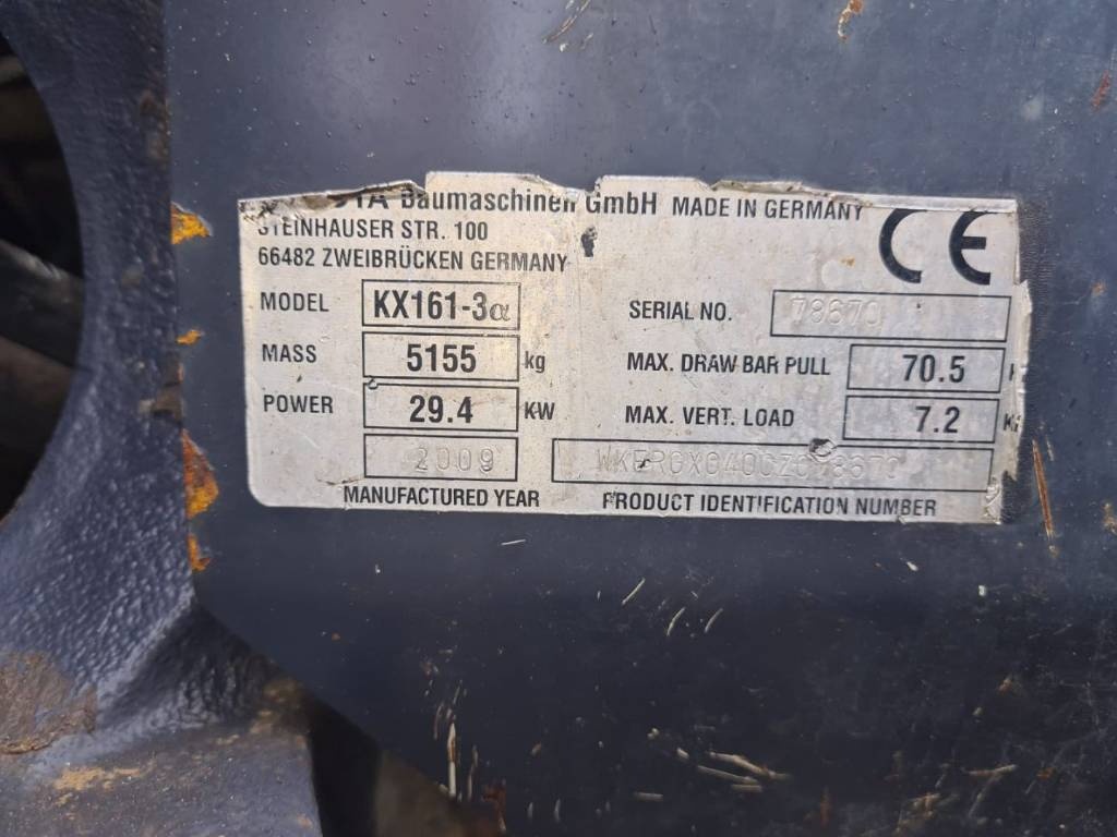 Kubota KX 161-3 koparka gąsienicowa - 6