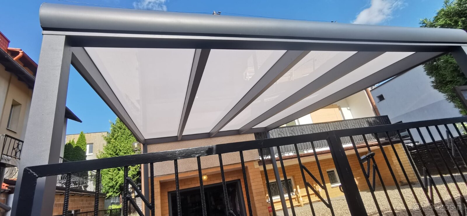 Wiata przyścienna aluminiowy carport na samochód - 6