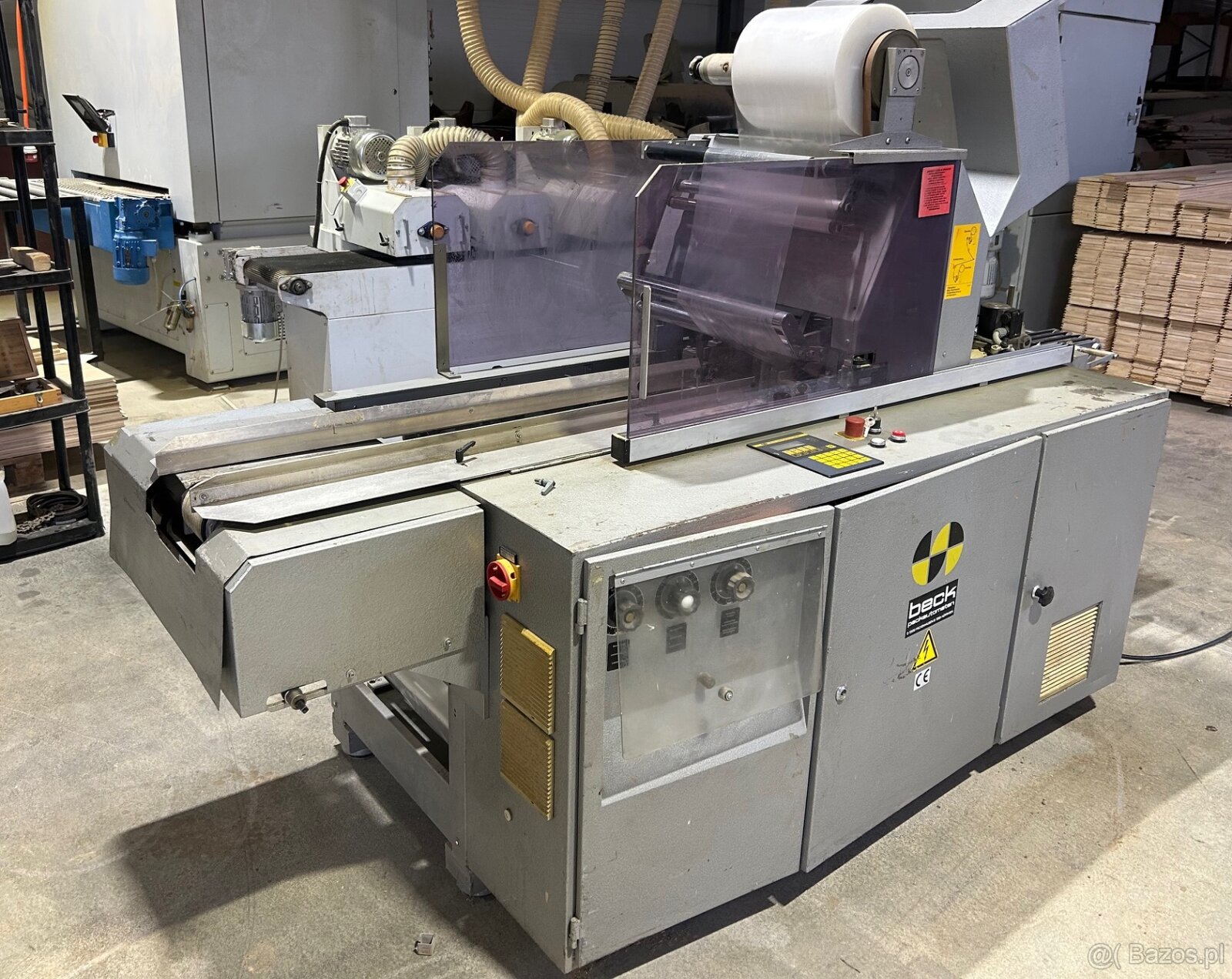 Automat BECK do pakowania w folię + tunel + paleta folii - 6