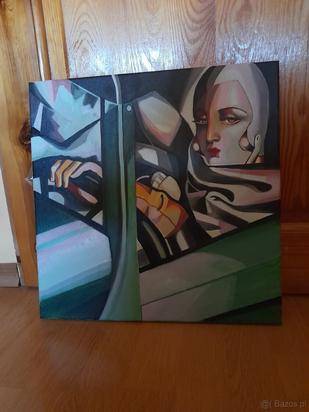 Sprzedam obraz Tamara Łempicka- w bugatti - 6