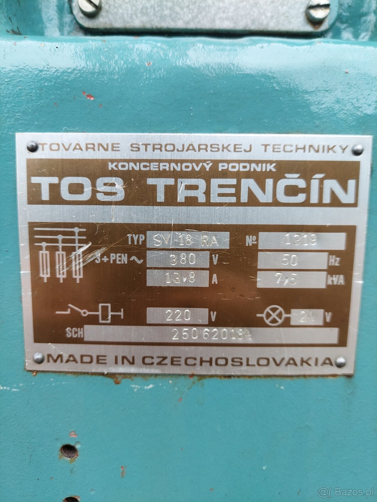 Soustruh hrotový SV 18 RA/ 1000 - 6