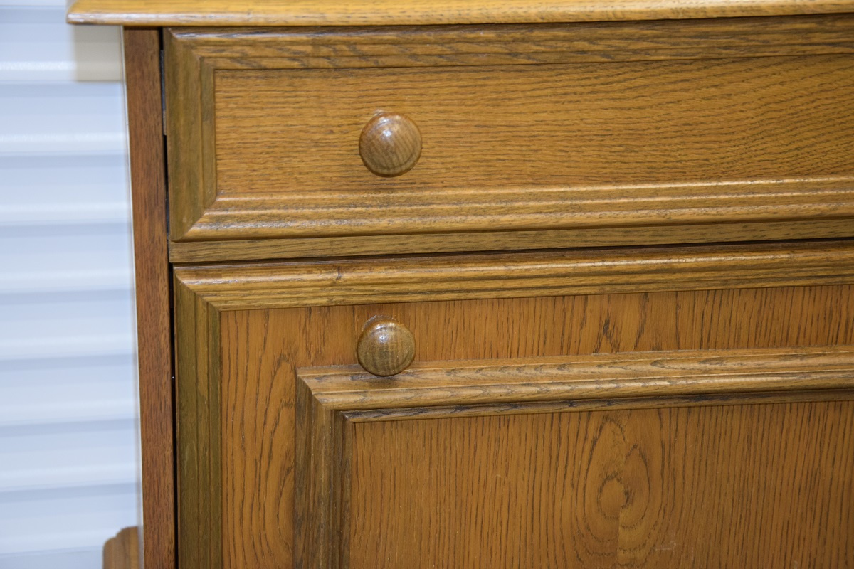 szafka na buty dębowa - jak nowa - 6