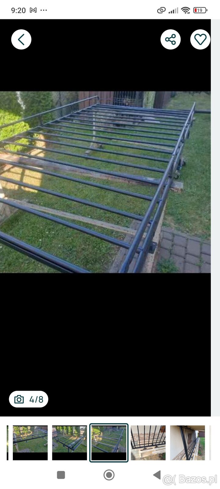 Duży bagażnik dachowy platforma bus - 6