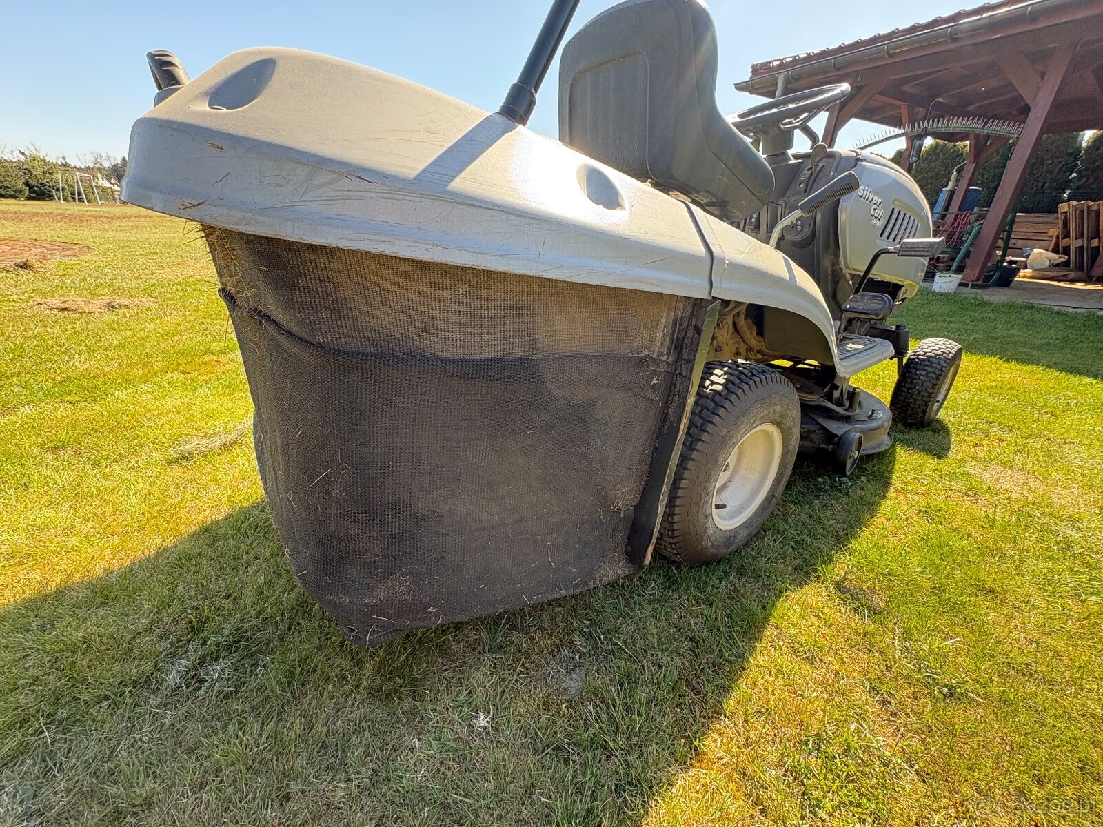 Kosiarka traktorek MTD11,6 KW z koszem-uszkodzony pas jezdny - 6