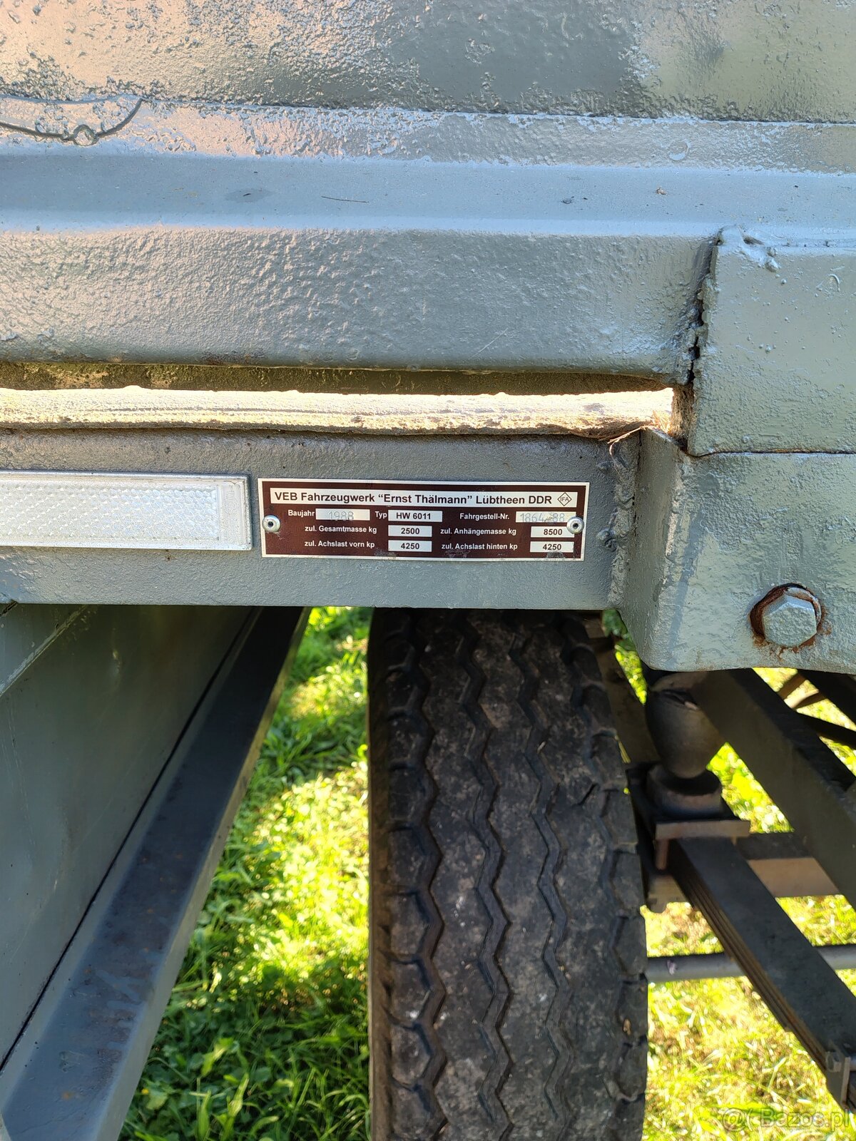 Sprzedam przyczepę rolnicza HL6011 - 6