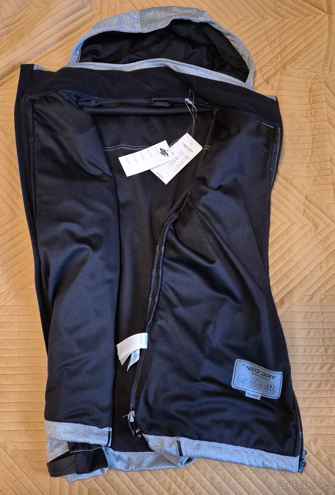 Męska kurtka softshell 4F H4L18-SFM005 Szara XL - Nowa - 6