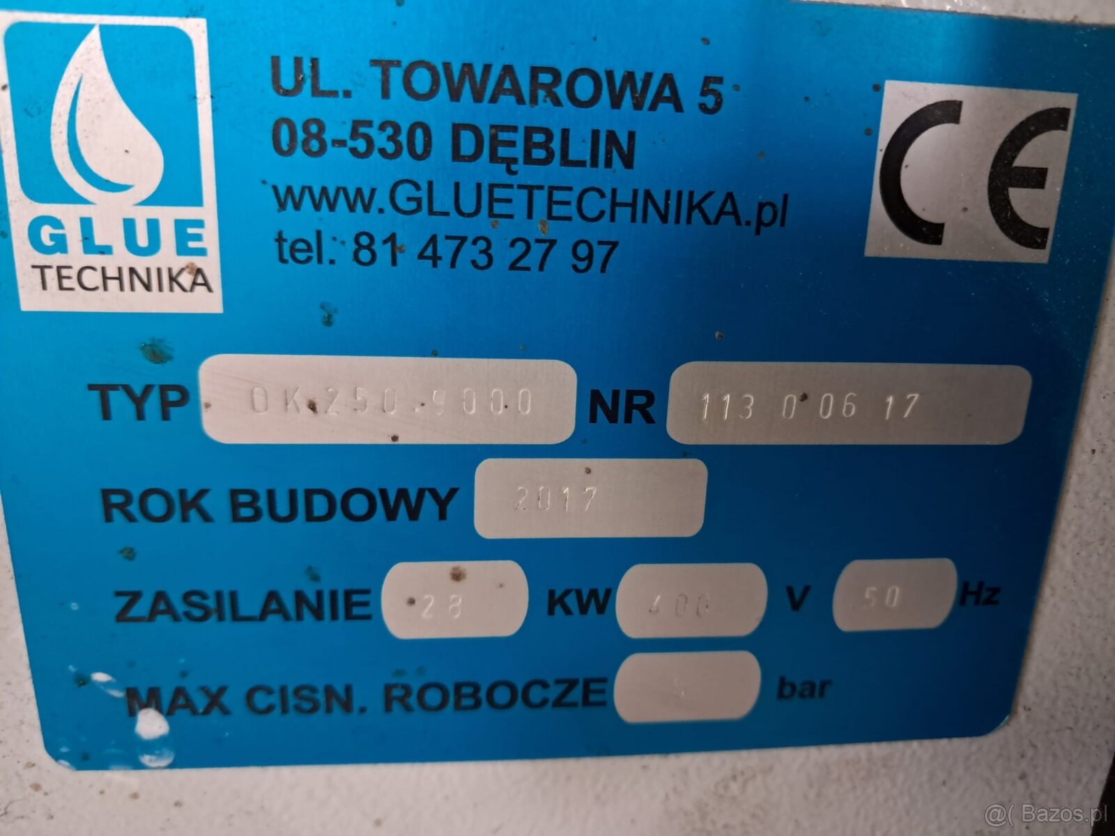 Okleiniarka do profili okiennych Glue Technika - 6