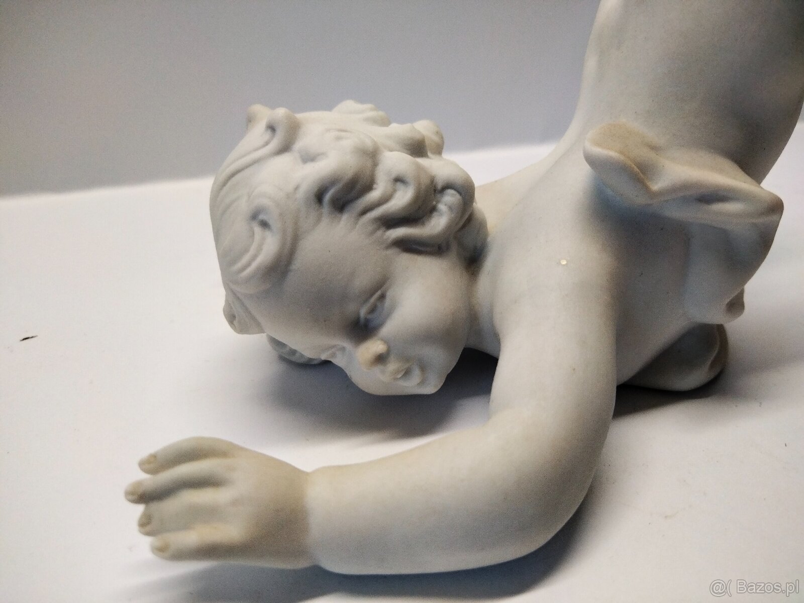 Figurka PUTTO - unikat sygnowana UNTERWEISSBACH. Niemcy, Tur - 6